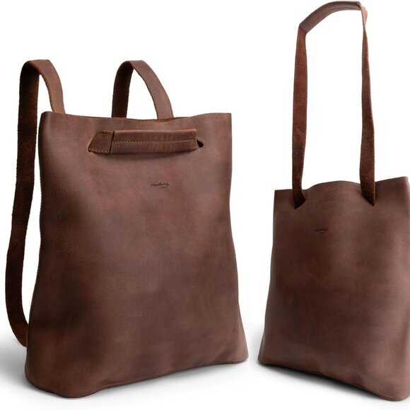Convertible Backpack to Shoulder Bag Spacious Crossbody for Women Squared Purs